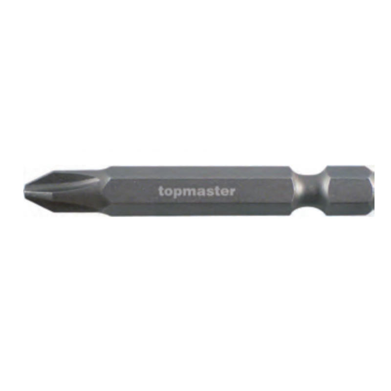 338720 Topmaster Set 10 biti cruce PH2 prindere hexagonala 1/4 50 mm