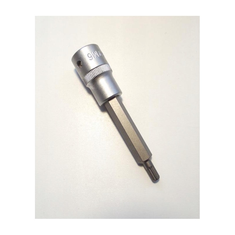 YT-0452 YATO Bit spline M8 cu adaptor patrat 1/2 lungime 100 mm