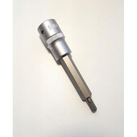 YT-0452 YATO Bit spline M8 cu adaptor patrat 1/2 lungime 100 mm