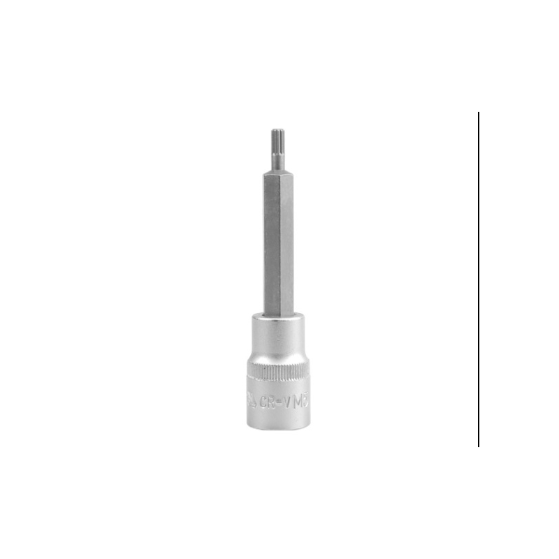 YT-0452 YATO Bit spline M8 cu adaptor patrat 1/2 lungime 100 mm