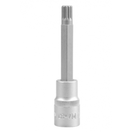 YT-0453 YATO Bit spline M10 cu adaptor patrat 1/2 lungime 100 mm
