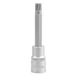 YT-0456 YATO Bit spline M16 cu adaptor patrat 1/2 lungime 100 mm