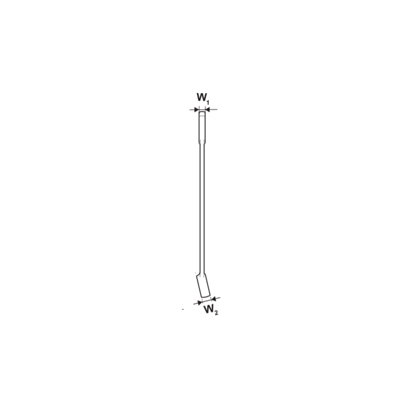 231925 TOPMASTER Cheie combinata cu clichet flexibil lungime 180 mm