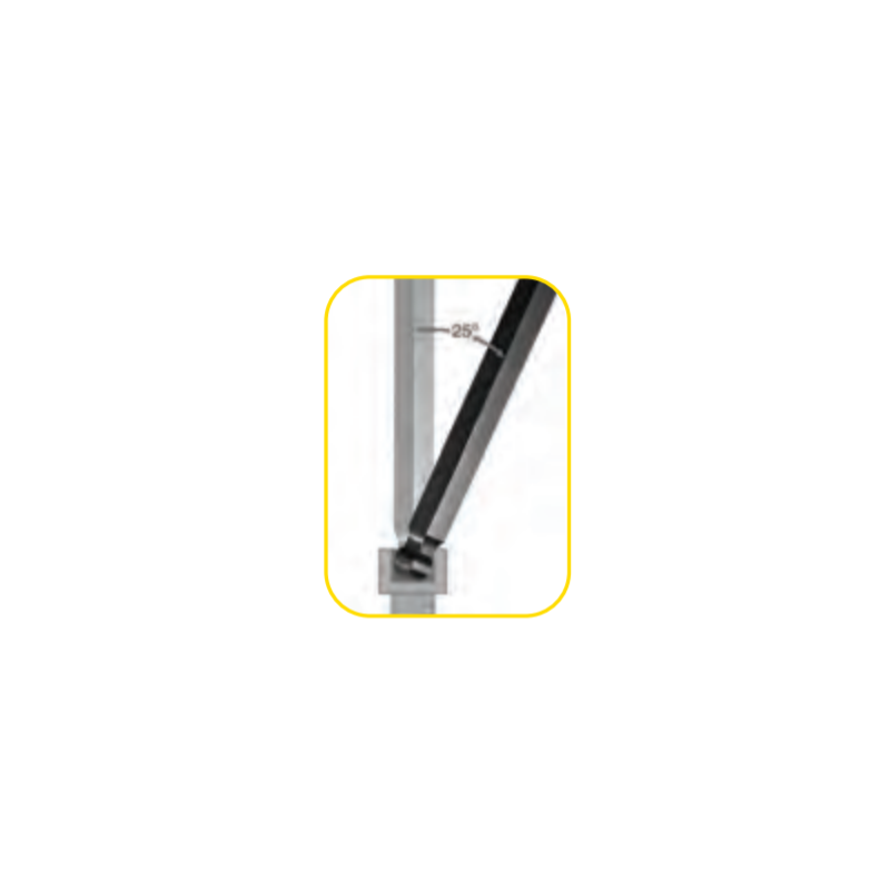 390129 TOPMASTER Cheie imbus 2 capete hexagon/ bila diametru 3 mm