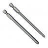 YT-0497 YATO Set 2 biti profil Y varf 2-4 hexagonala 1/4 lungime 100mm