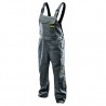 557704 TOPMASTER Pantaloni de lucru cu pieptar gri, marimea XXL