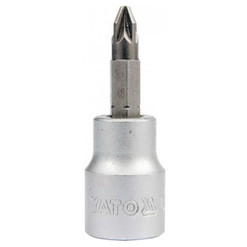 YT-7703 YATO Bit stea PZ1 cu adaptor prindere patrat 3/8 lungime 50 mm