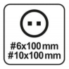YT-0499 YATO Set 2 biti surubelnita prindere hexagon 1/4 spanner 100mm
