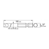 YT-0499 YATO Set 2 biti surubelnita prindere hexagon 1/4 spanner 100mm