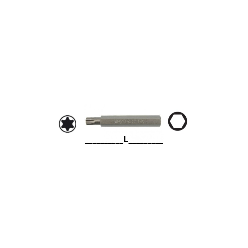 YT-0406 YATO Bit torx T40 prindere hexagon 10 mm lungime 30 mm