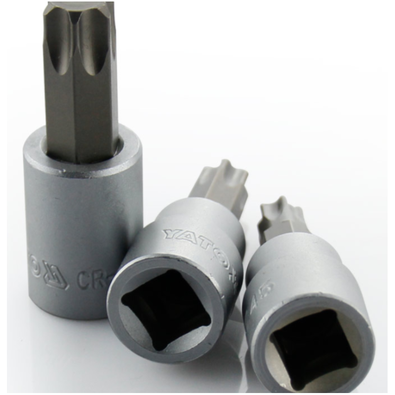 YT-7716 YATO Bit torx T30 cu adaptor prindere patrat 1/2 lungime 50 mm