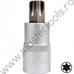 YT-7716 YATO Bit torx T30 cu adaptor prindere patrat 1/2 lungime 50 mm
