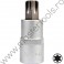 YT-7716 YATO Bit torx T30 cu adaptor prindere patrat 1/2 lungime 50 mm