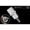YT-7716 YATO Bit torx T30 cu adaptor prindere patrat 1/2 lungime 50 mm