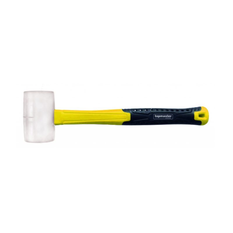 240906 TOPMASTER Ciocan de cauciuc 340 gr cu coada de fibra