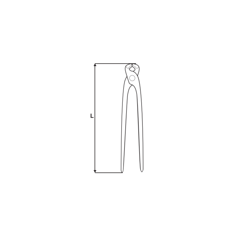 210165 TOPMASTER Cleste cuie lung 300mm adancime maxima de taiere 3mm