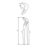 210156 TOPMASTER Cleste instalator tip D4 deschidere 0-36 mm 250 mm