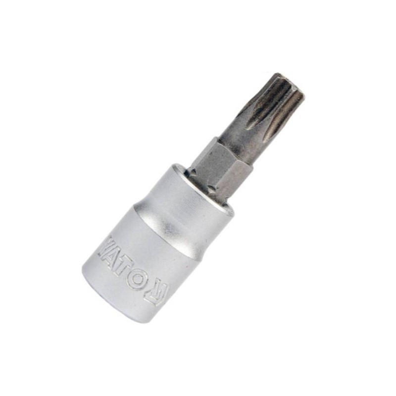 YT-7662 YATO Bit torx T15 cu adaptor prindere patrat 1/4 lungime 37 mm