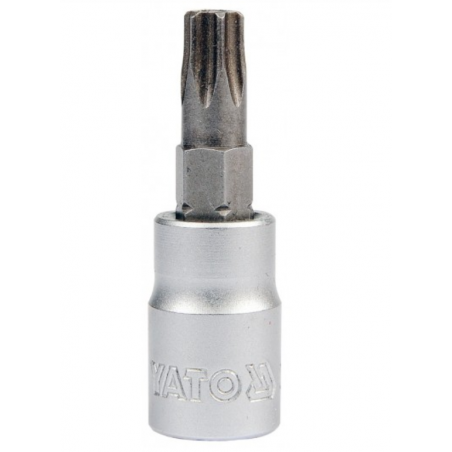 YT-7662 YATO Bit torx T15 cu adaptor prindere patrat 1/4 lungime 37 mm