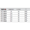 YT-7854 YATO Bit torx T10 prindere hexagonala 1/4 lungime 50 mm