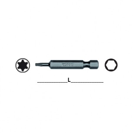 YT-7854 YATO Bit torx T10 prindere hexagonala 1/4 lungime 50 mm