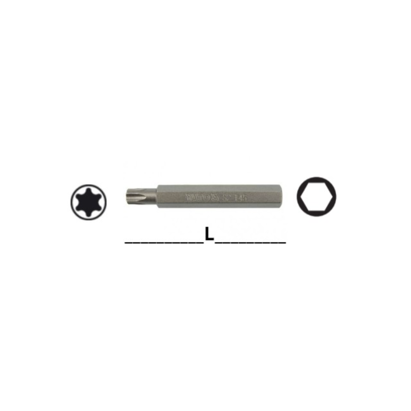 YT-7942 YATO Bit torx T20 prindere hexagon 8 mm lungime 70 mm