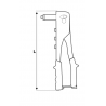 491114 TOPMASTER Cleste pentru pop-nituri diametru 2.4-4.8 mm