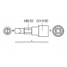 YT-7707 YATO Bit drept 6.5 mm cu adaptor patrat 3/8 lungime 50 mm