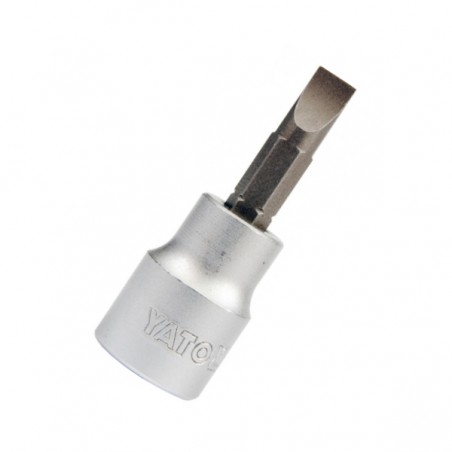 YT-7707 YATO Bit drept 6.5 mm cu adaptor patrat 3/8 lungime 50 mm