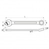 YT-4880 YATO Cheie combinata 7/8" 22.2 mm lungime 270 mm