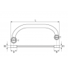 YT-0173 YATO Cheie inelara dubla cotita tip C 16x17 mm lungime 220 mm