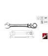 YT-0272 YATO Cheie combinata 11 mm cu antrenor mobil lungime 139 mm