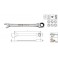 YT-0155 Cheie combinata cu clichet Yato
