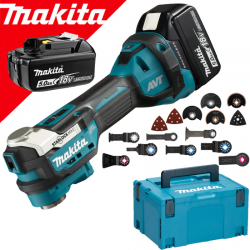 DTM52RTJX2 MAKITA Multifunctionala cu 2 acumulatori Li-Ion 18V 5Ah