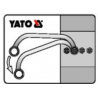 YT-0285 YATO Cheie reversibila 13x14 mm semiluna lungime 229 mm