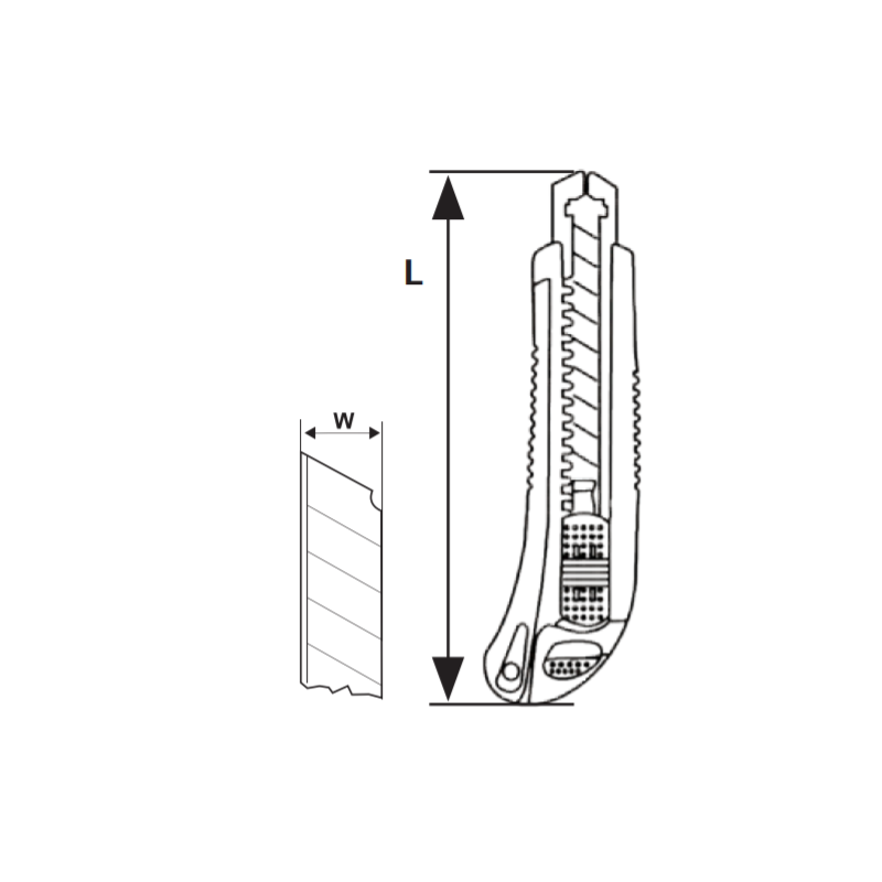 370116 TOPMASTER Cutter metalic multifunctional cu 5 lame 18x170 mm