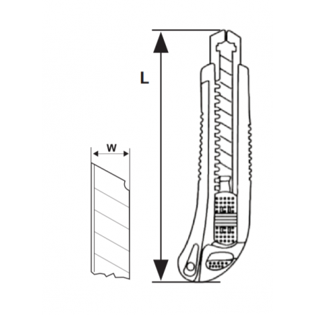 370116 TOPMASTER Cutter metalic multifunctional cu 5 lame 18x170 mm