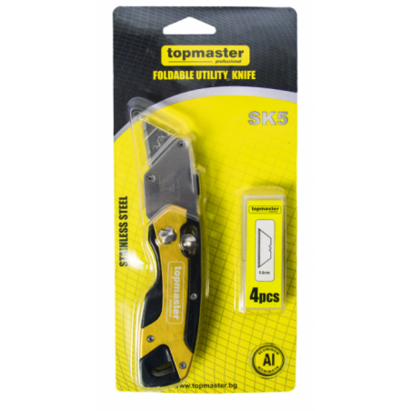 370130 TOPMASTER Cutter multifunctional aluminiu 4 lame trapezoidale