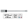YT-0818 YATO Cheie cu prelungitor 18 mm pentru bujii patrat 3/8