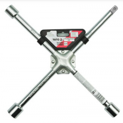 YT-0801 YATO Cheie tubulara cruce pentru roti 17x19x21mm si patrat 1/2