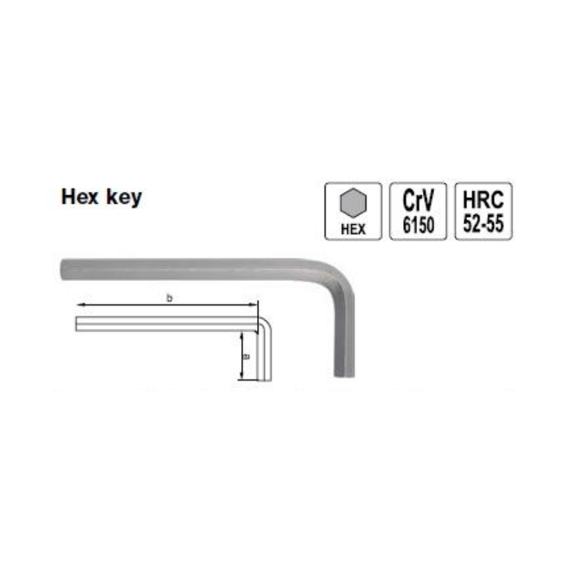YT-0552 YATO Cheie imbus hexagonala dimensiune hexagon 12 mm
