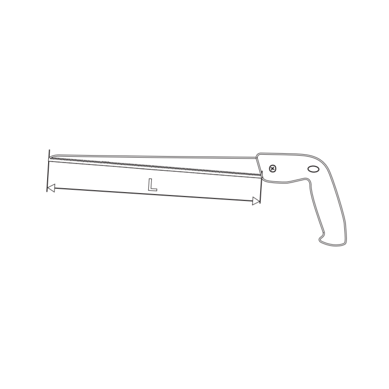 371515 TOPMASTER Fierastrau pentru lemn lungime 300 mm