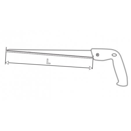 371515 TOPMASTER Fierastrau pentru lemn lungime 300 mm
