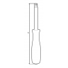 330156 TOPMASTER Levier strangere satinat prindere patrat 1/4