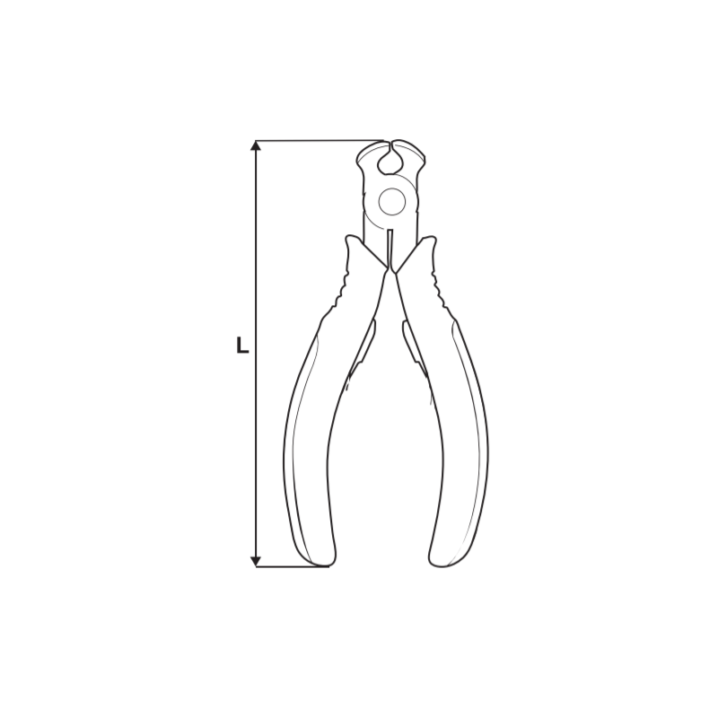 211012 TOPMASTER Mini cleste sfic taiat fata maxim 1 mm lungime 100 mm