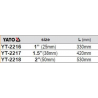 YT-2217 YATO Cheie reglabila tevi S prindere maxima 1.5" lungime 420mm