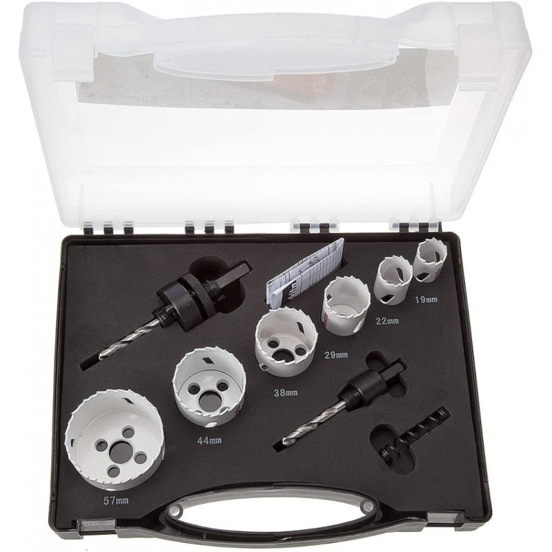 D-47117 MAKITA Set instalatori din 6 carote 2 adaptoare si un arc ejector