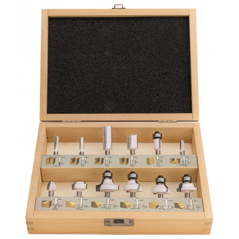 D-57065 MAKITA Set 12 freze pentru lemn