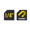 342901 TOPMASTER Prelungitor flexibil patrat 1/4 lungime 200 mm