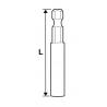 330187 TOPMASTER Adaptor magnetic pentru biti hexagon 1/4 lungime 60mm
